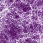 the empty space between galaxies