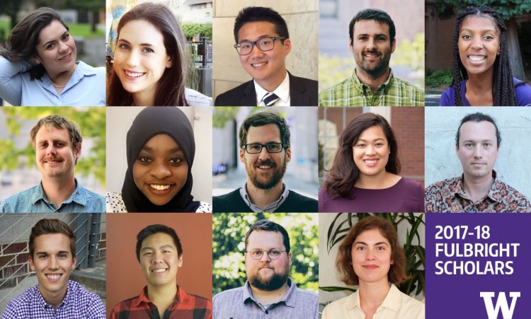 names and faces of this year's Fulbright awards