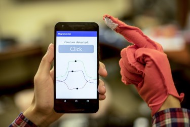photo of gesture recognition example