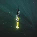 yellow instrument in dark water