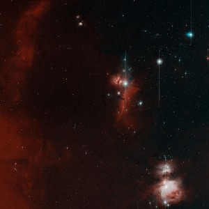 an image of stars and the night sky