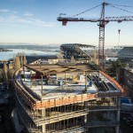 photo of Gates Center construction taken Dec. 8, 2017
