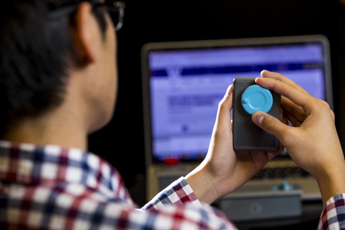 The UW team also 3-D printed plastic scroll wheels, sliders and buttons that can wirelessly interact with computers, phones and other WiFi-connected devices.