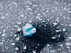 iceberg from above