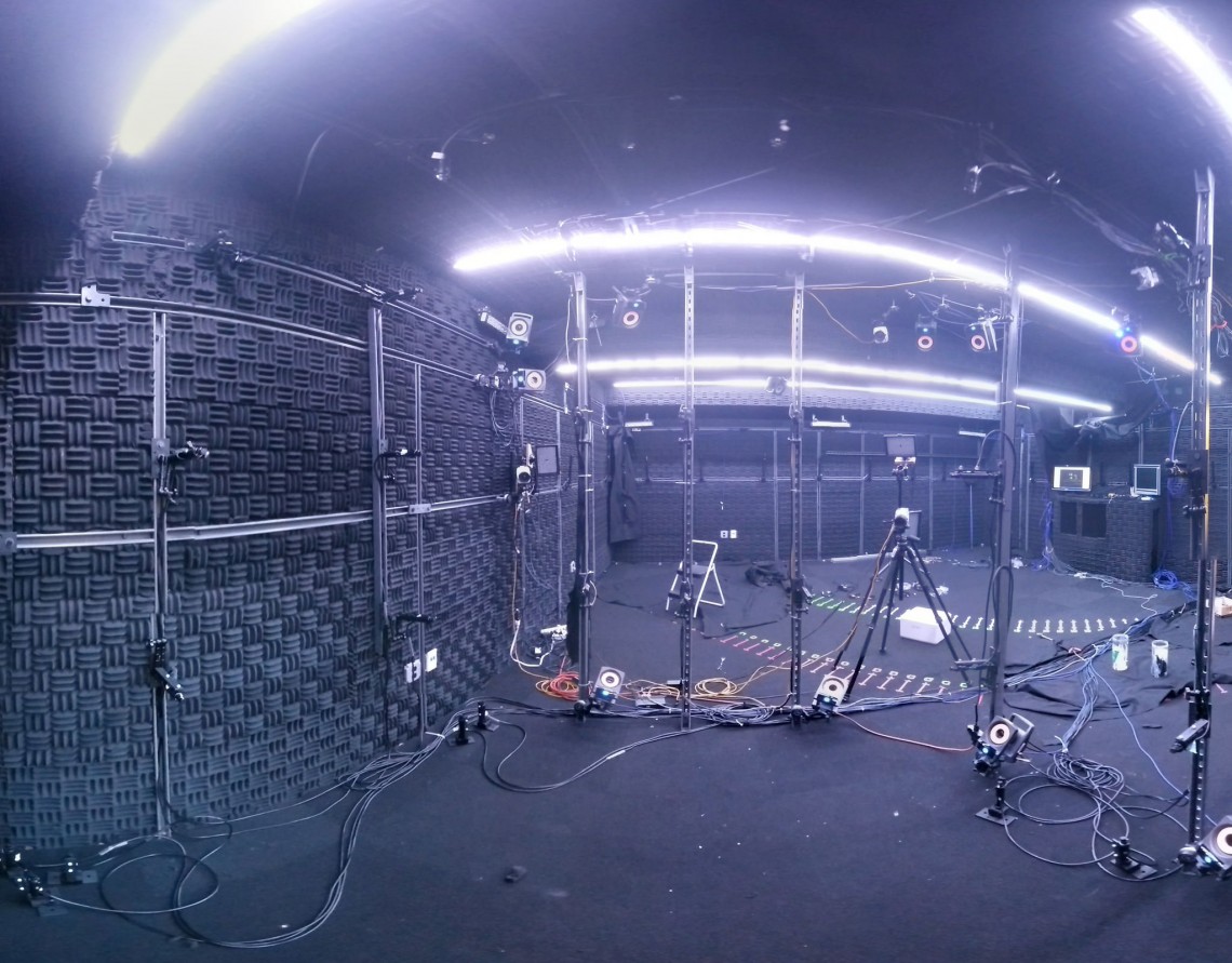 black-walled laboratory