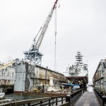 ship in shipyard