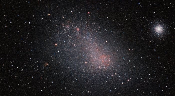 An image of a galaxy taken from Earth.