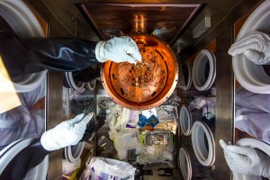 Scientists working in a laboratory.