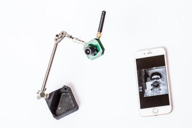 Low-resolution security camera prototype