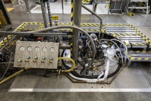 Top portion of an experimental magnet