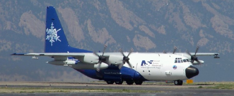 aircraft with snowflake logo