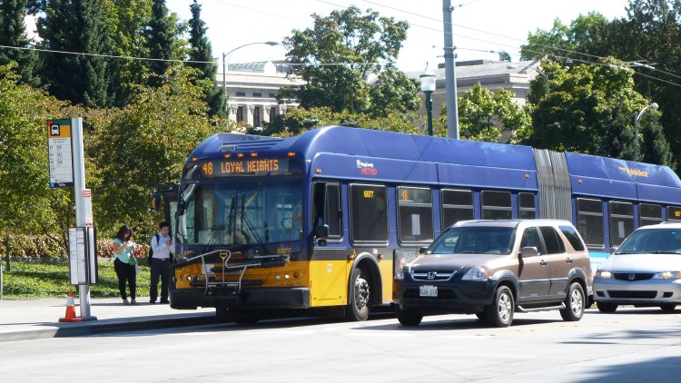 A King County Metro bus in Seattle.