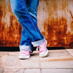A study led by the University of Washington finds that children who are exposed to violence tend to age faster. Photo of teenager's feet.