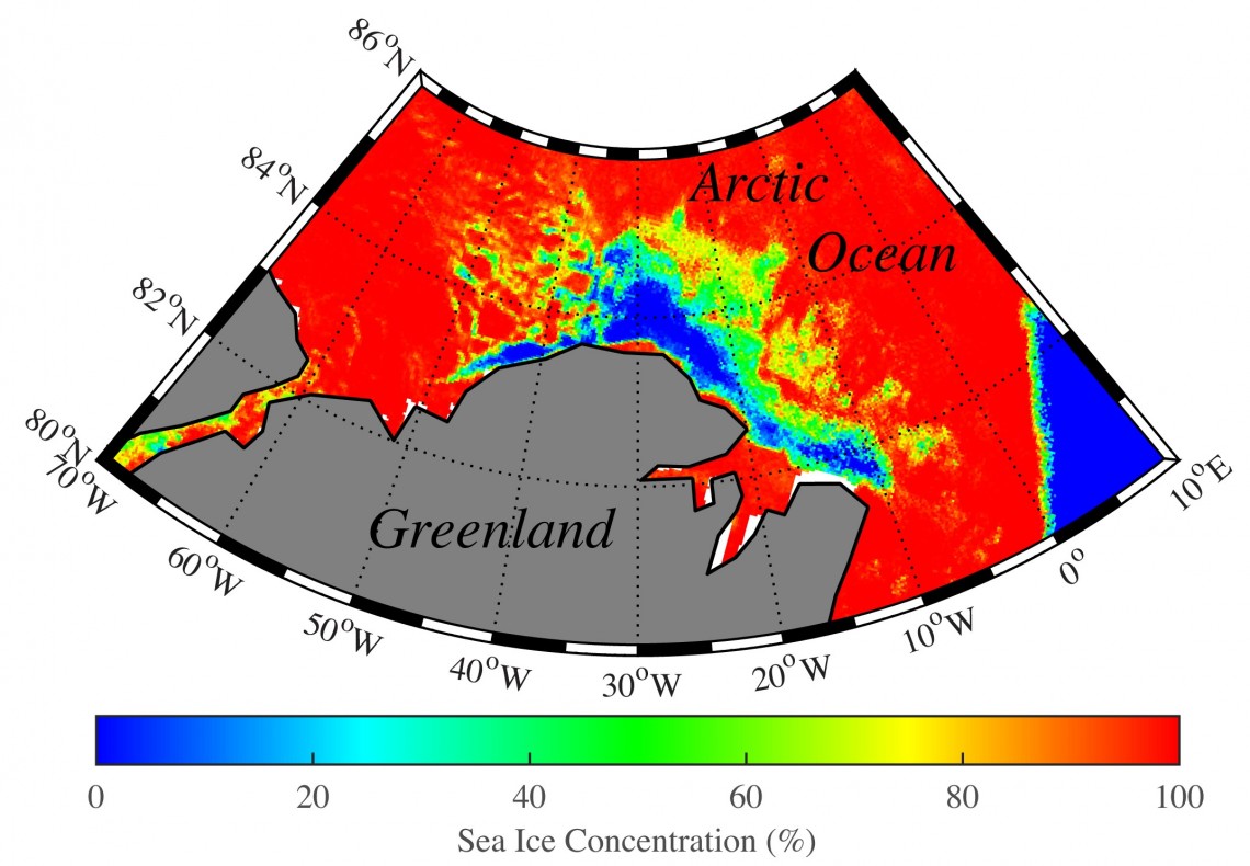 map of open water
