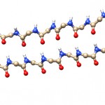a chemical structure of a peptide