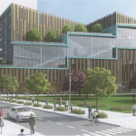 A future building on the University of Washington campus.