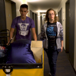 moving students into residence halls
