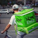 Food delivery cyclist