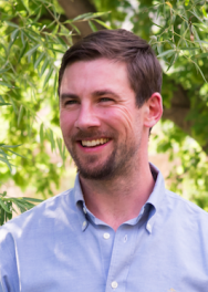 Randy Thompson, postdoctoral researcher with the Jackson School, is producing the new ReligioPolitics podcast