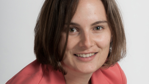 woman smiling