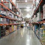 Shopping in a big box store