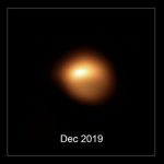 An image of the star Betelgeuse in December 2019.