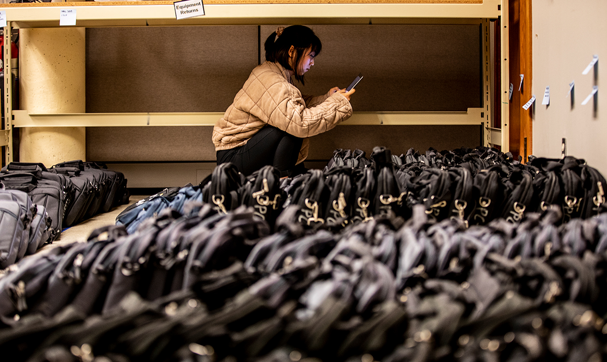 Laptops for takeout or delivery: Student technology program readies for spring quarter