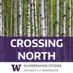 Logo for podcast "Crossng North," by UW Dept of Scandinavian Studies