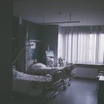 Empty hospital room