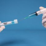 Vaccine and syringe