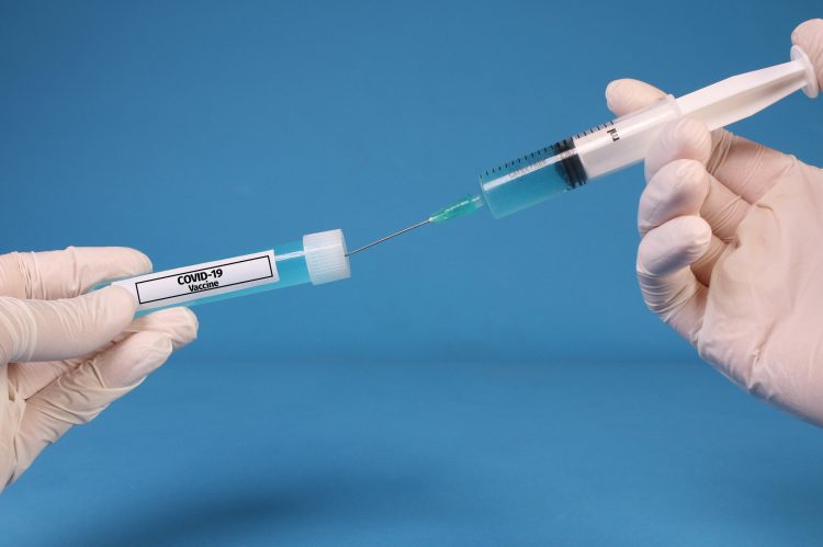 Vaccine and syringe