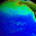 colored map of North Pacific