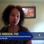 woman speaking on camera