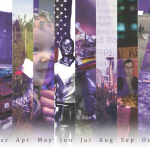 collage in timeline format