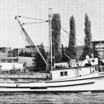 historical photo of the research vessel Commando