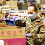Food bank scene