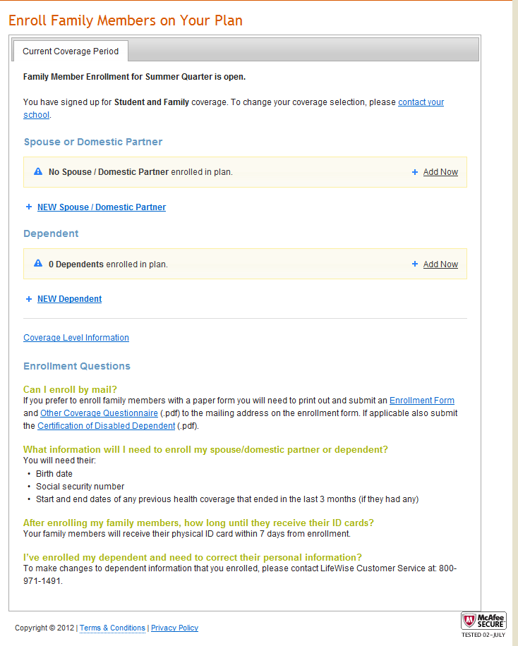 How To Add Dependents To Your ISHIP Coverage? International Student Health Insurance