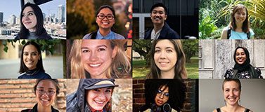Fulbright Scholars portrait collage