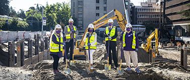 Health sciences building groundbreaking