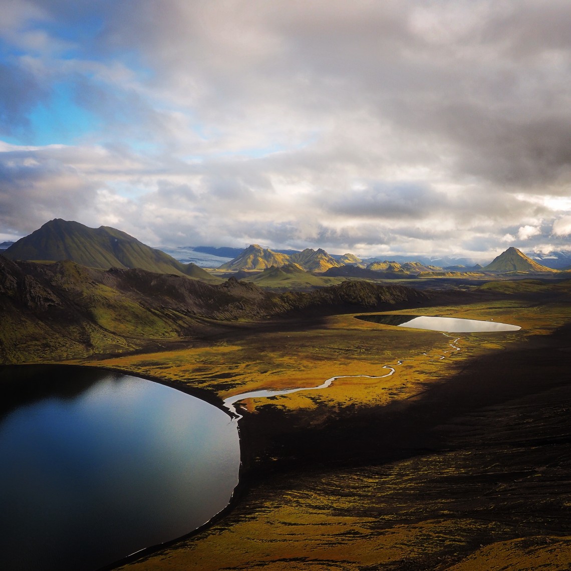 On his way back from Greenland, Markle stopped over in Iceland for a weeklong backpacking trip and snapped this shot of Álftavatn Lake.