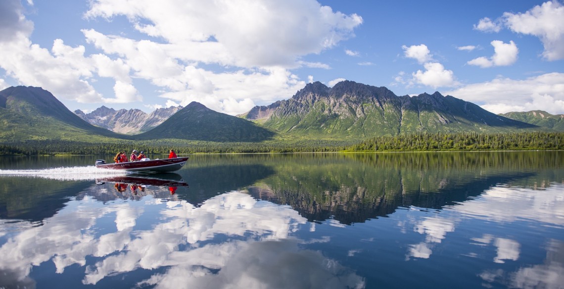 Every day, UW professor Daniel Schindler and his students take a boat from their camp at Lake Nerka to the smaller streams to study sockeye salmon and the ecosystems where they spawn.