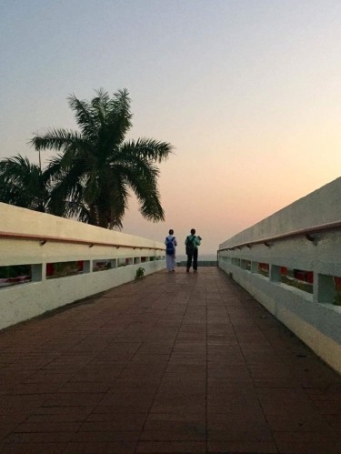 A jet-lagged Amin woke up early enough to catch the sunrise on the island of Penang in Malaysia. As she took in the moment, she watched two girls head off to a nearby school after kissing their mother goodbye.