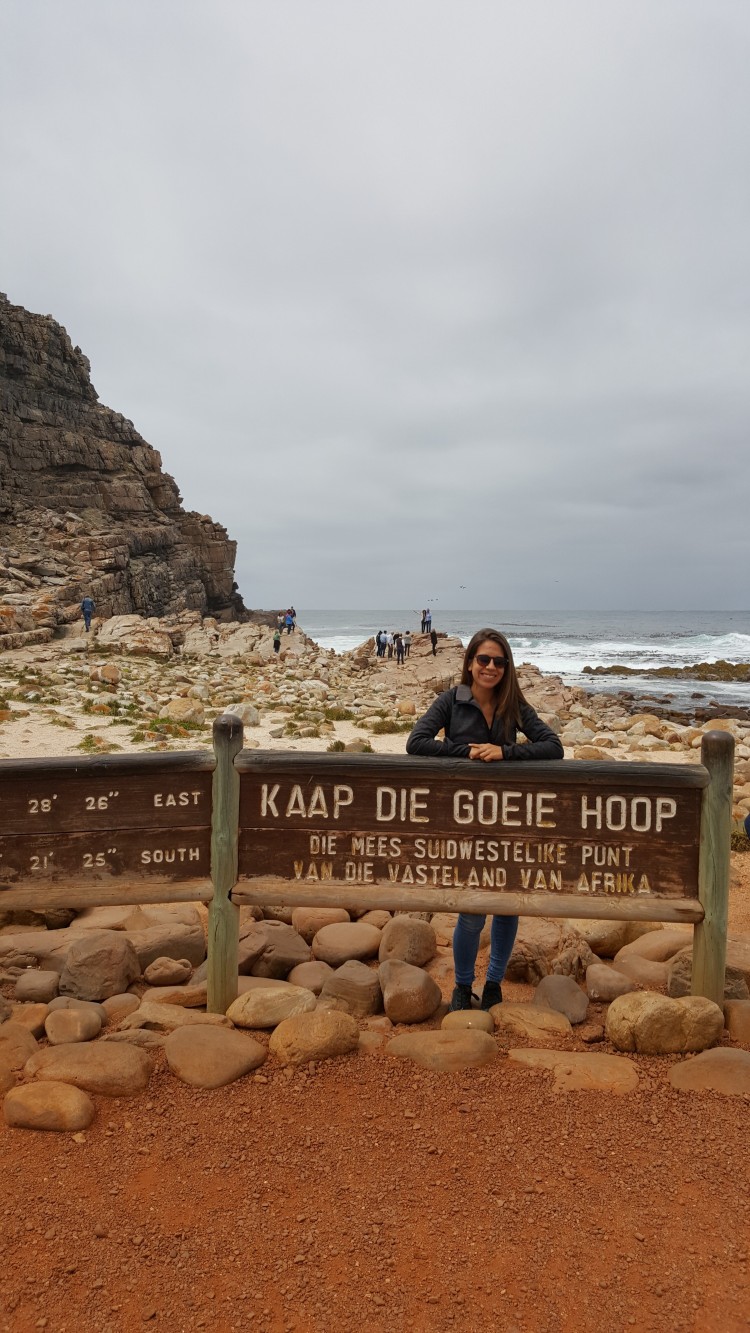 Imsdahl made the trip to South Africa’s Cape of Good Hope, on the tip of the southernmost region of the African continent.