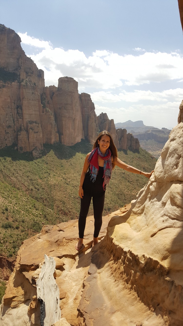 One of Ethiopia’s most famous churches, Abuna Yemata Guh, is said to have been carved into the cliff face in the fifth century. The final ascent requires the use of hand- and footholds worn into the rock over centuries.