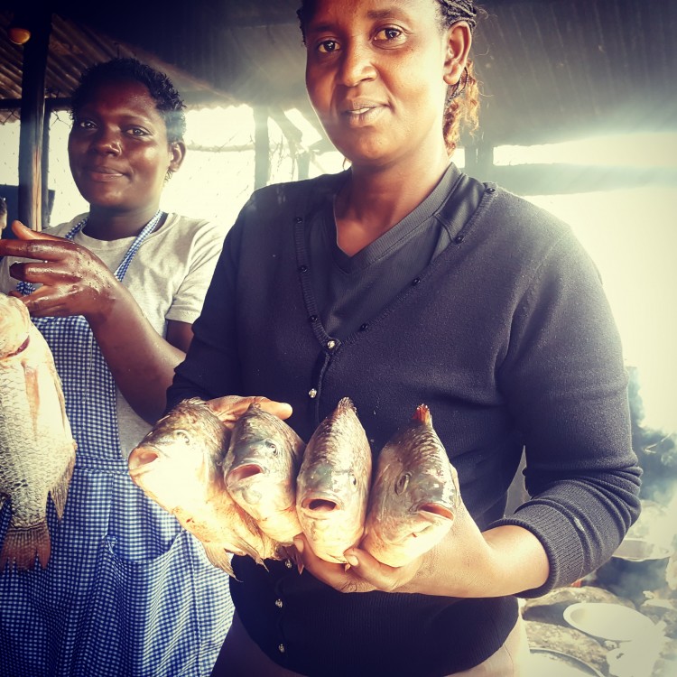 “Markets always seem to hold the heartbeat of a city,” says Imsdahl, who visited as many as she could. She snapped this photo at a fish market on the shore of Kenya’s Lake Naivasha.