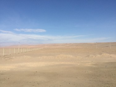 No man’s land between Peru and Chile, as captured by Bell during the first overland crossing of his travels.