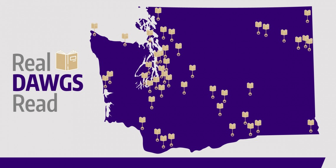Real Dawgs Read program locations in the state of Washington.