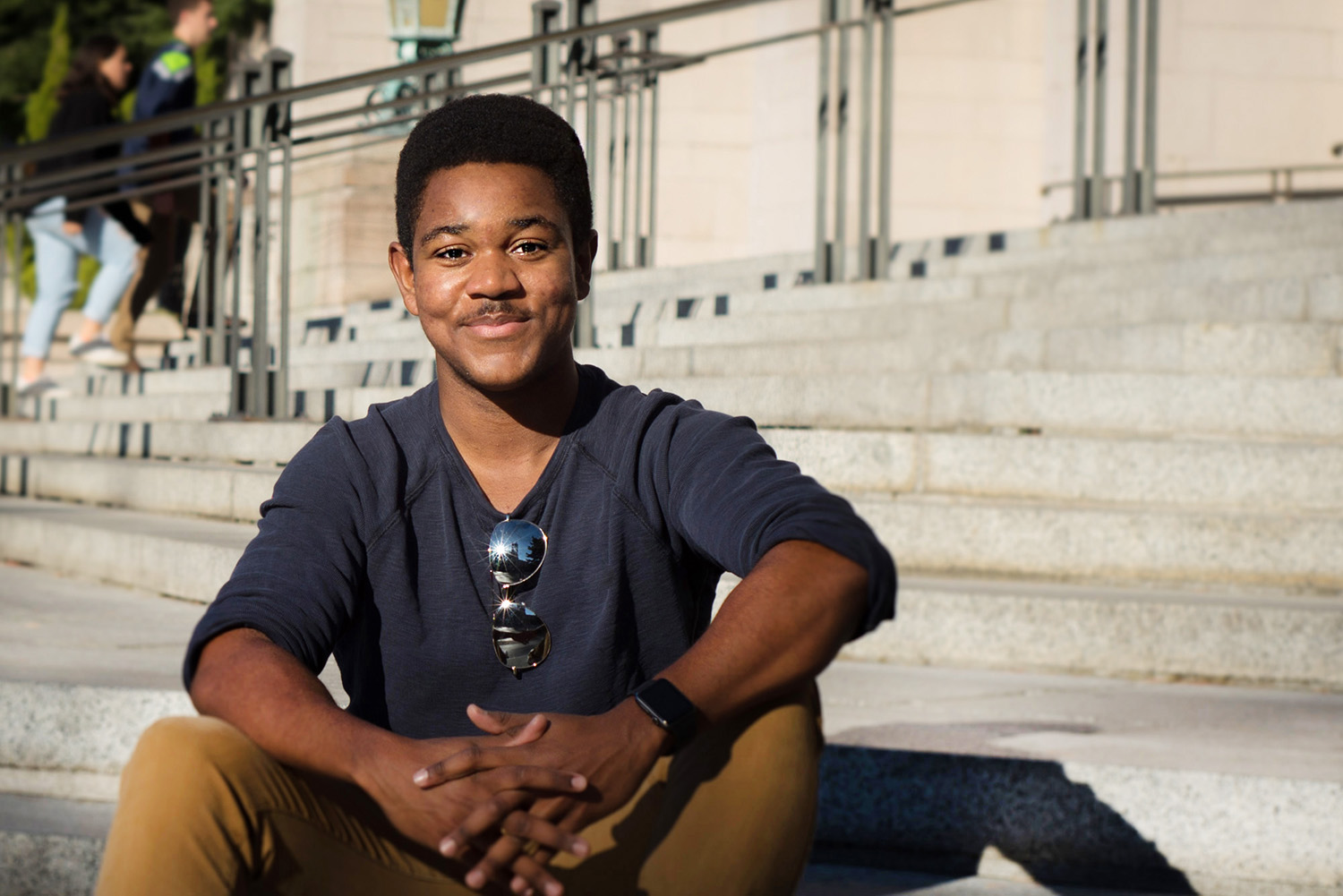 UW student Wade Washington