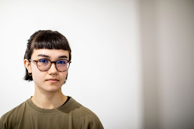 Sophomore Serena Lantz recently became the gallery lead.