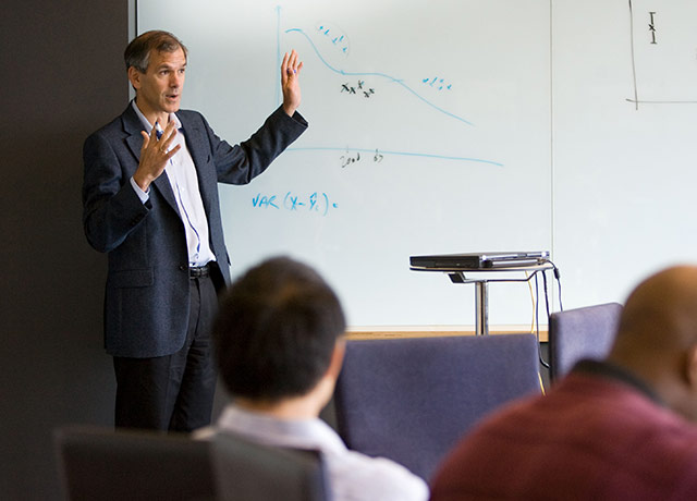 Christopher Murray giving a lecture
